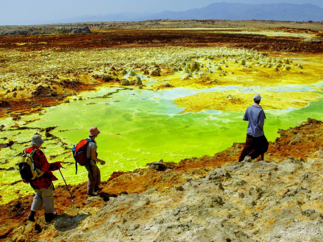 The unfiltered volcanic landscape of Dallol in the Danakil desert |  <i>Tanguy de Saint-Cyr</i>
