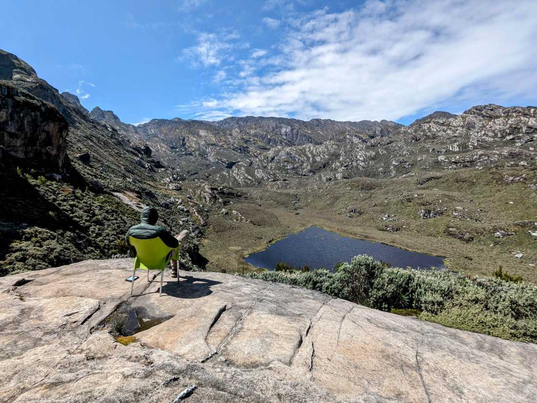Relaxing at Bugata Camp and enjoying views of Lake Africa