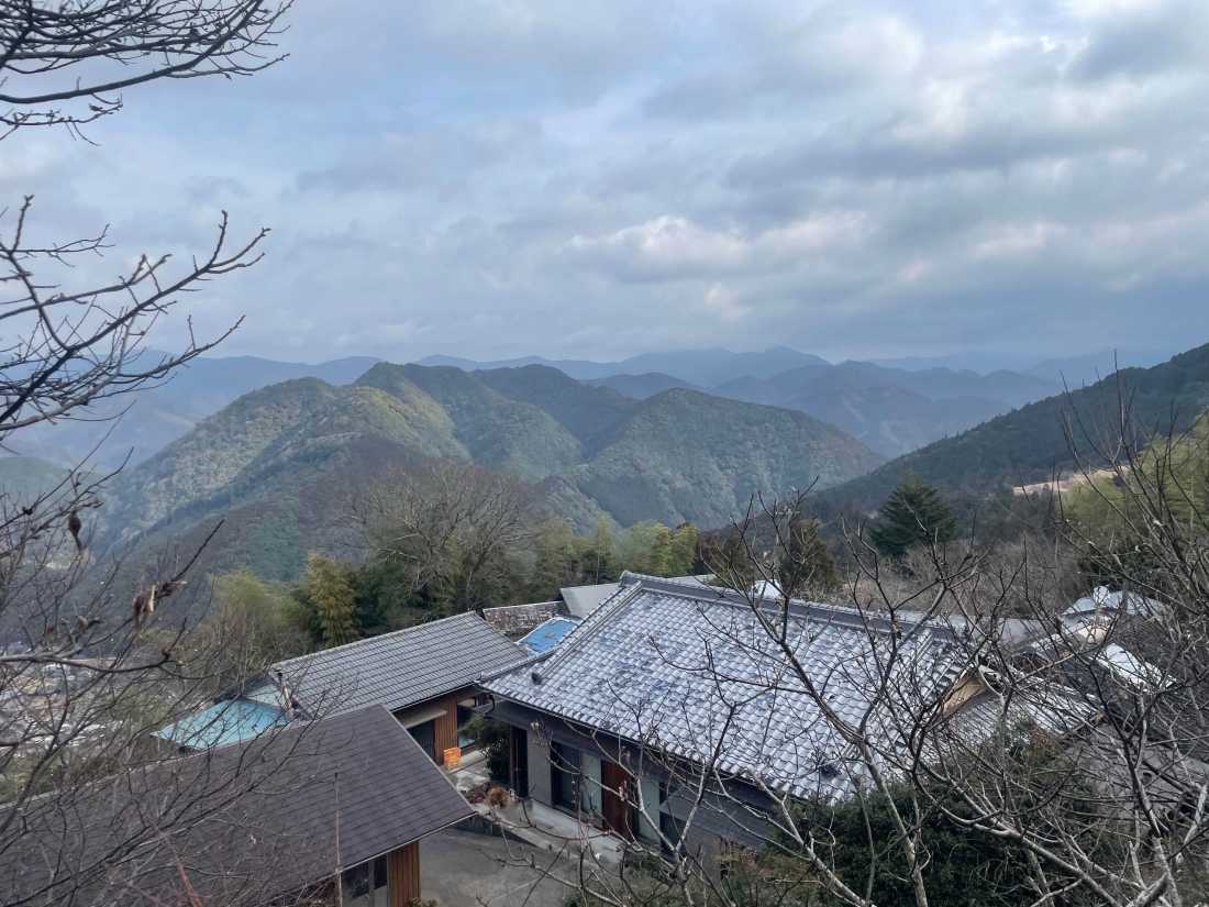 Day two incredible views along the Kumano Kodo from accommodation. |  Allie Peden