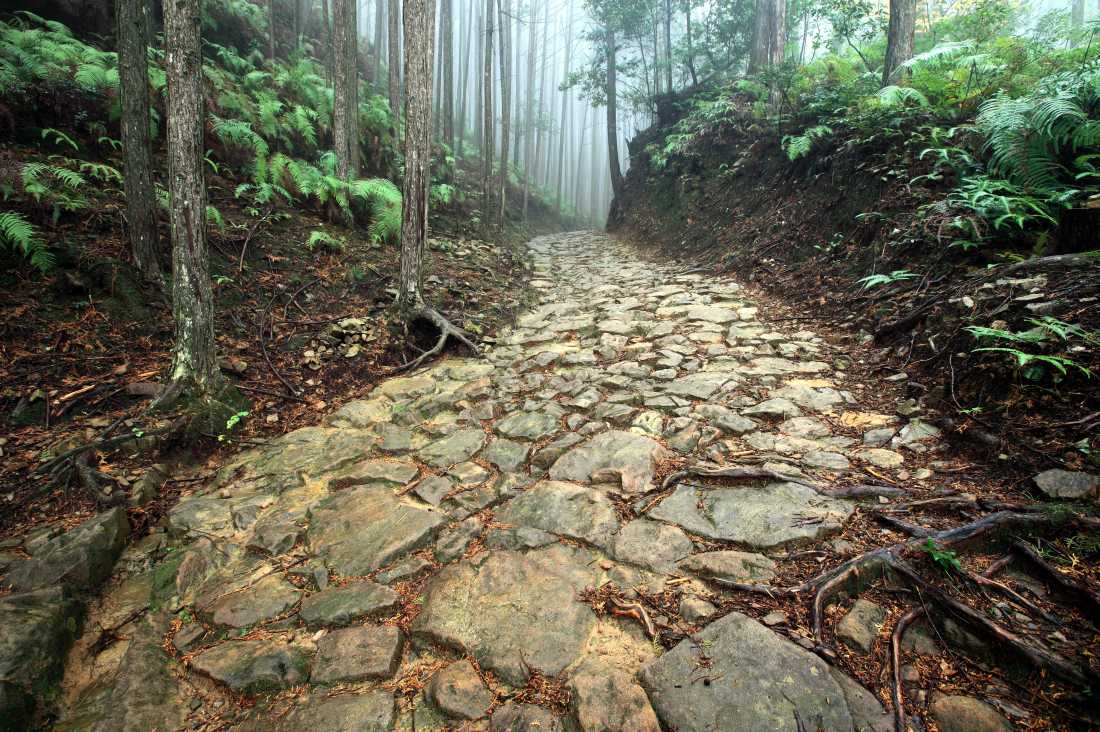 A UNESCO listed stone path that has been walked for hundreds of years.