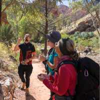 The cultural conversation at Standley Chasm will teach you more about Arrente country |  Luke Tscharke