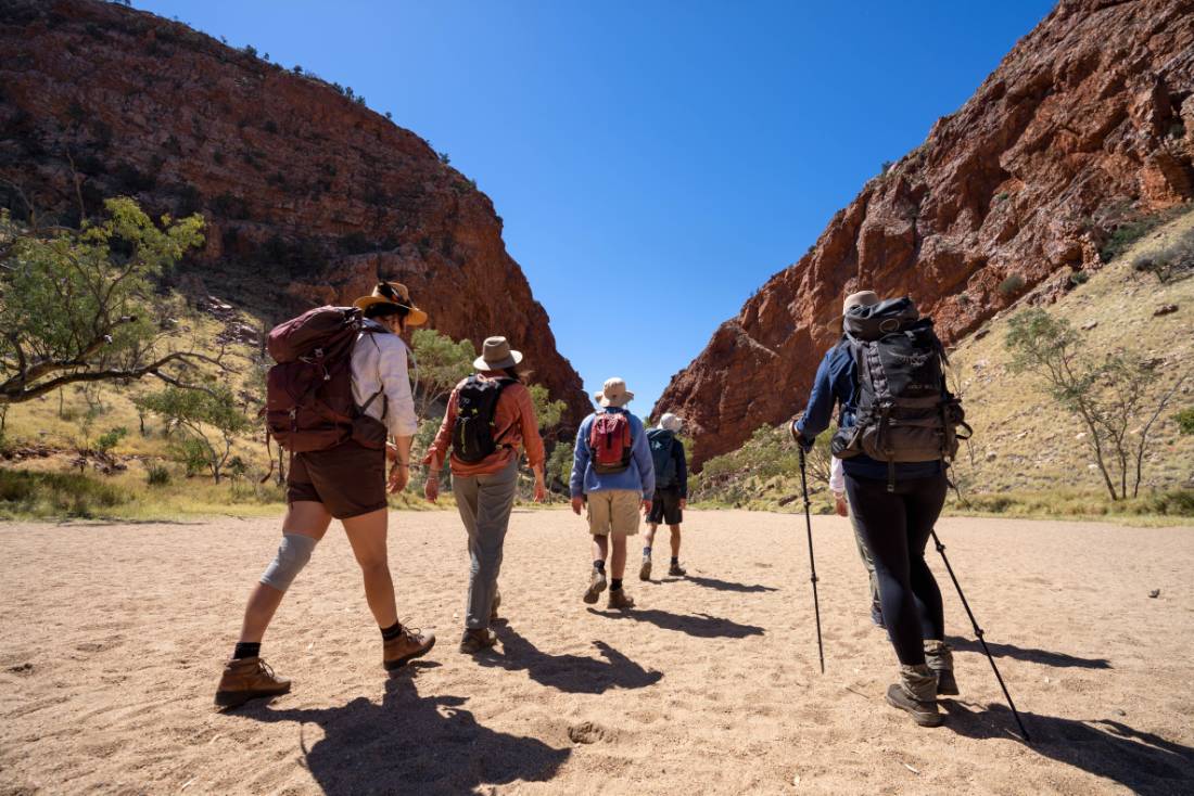 Hiking along the Larapinta Trail, Australia's most iconic desert walking trail | <i>Shaana McNaught</i>