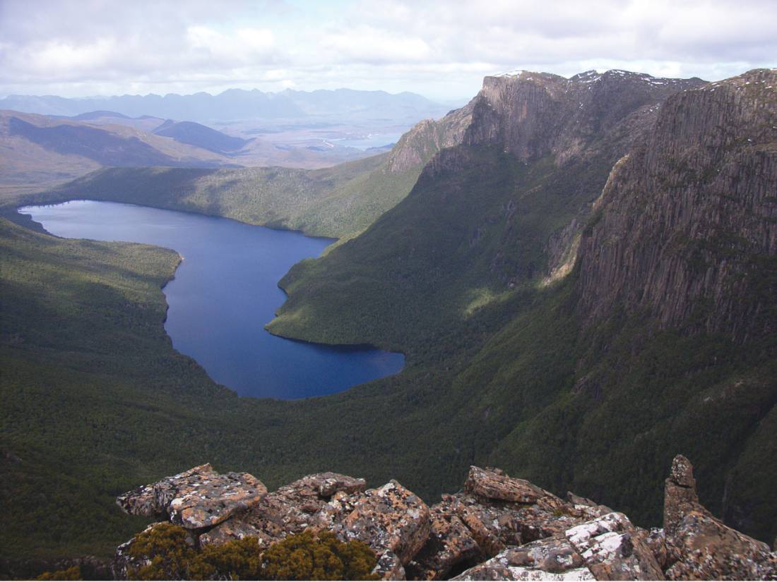 Views over Lake Judd from Mt Anne, Tasmania |  <i>Roz Barber</i>