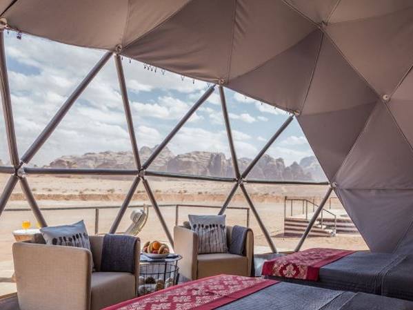 Martian Dome Tent views from the room
