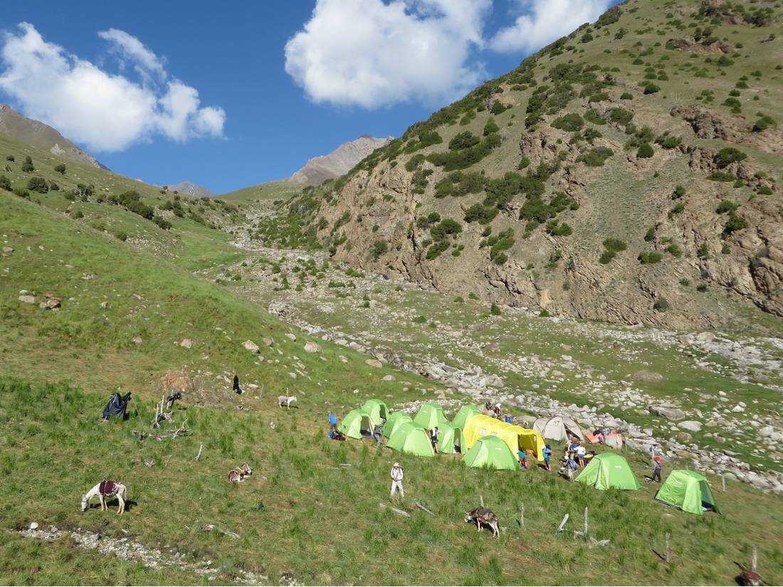 The verdant valley home of Dzhalgychy camp