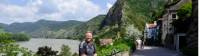 Cycling through Durnstein village along the Danube in the Wachau Valley |  Pat Rochon