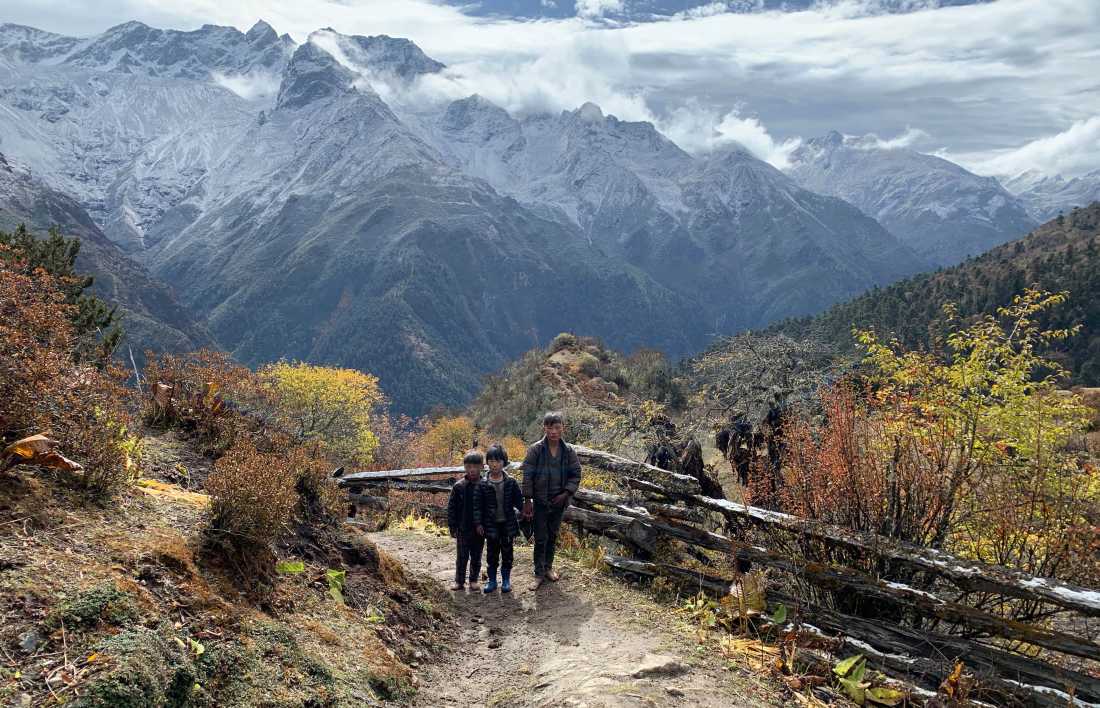 The Snowman trek allows for genuine cultural interactions with villagers in remote regions of Bhutan |  Soren Kruse Ledet