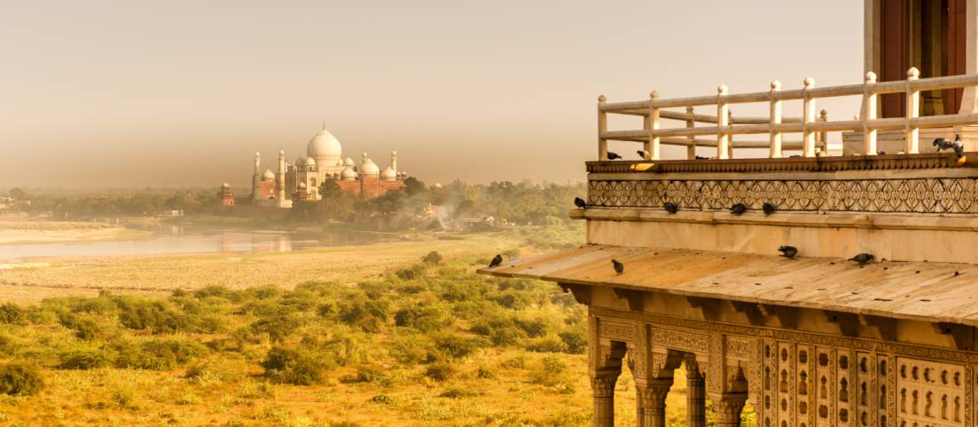 The magestic Taj Mahal