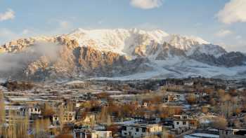 The village of Hemis Shukpachan in winter