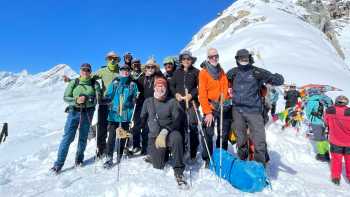Group on Cho La, Nepal