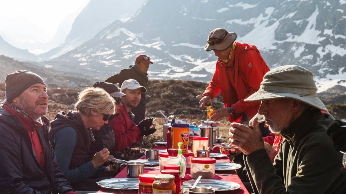 Breakfast in camp |  <i>Lachlan Gardiner</i>
