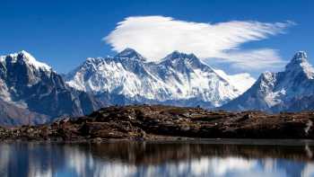Sacred lake lake at Kongde Ri