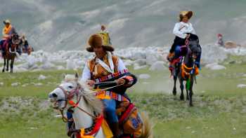 Yartung Horse Festival Kimaling (in festival dress), Mustang Nepal