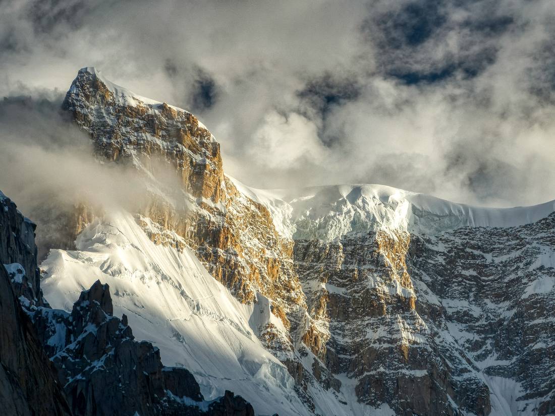 Cloudy sunrise over Pakistan's Karakoram |  <i>Michael Grimwade</i>