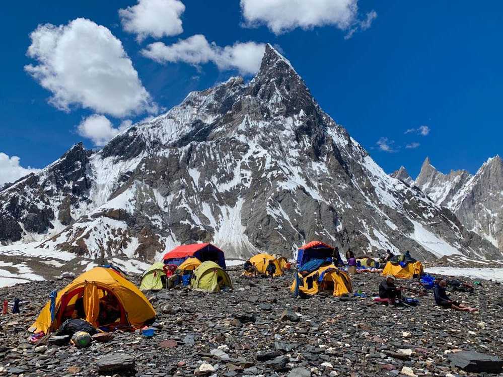 Campsite in the Karakoram mountain range |  Soren Kruse Ledet