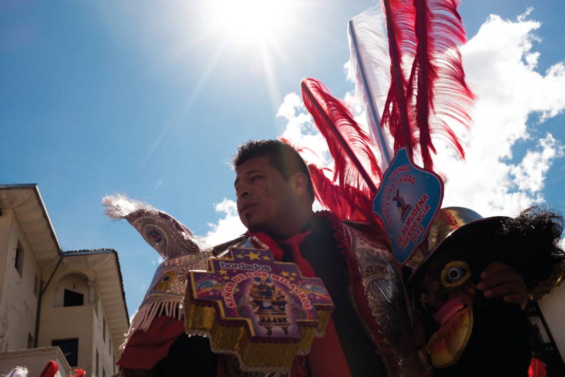 Inca folk dancing, gigantic parades and vibrant costumes at a festival in Cusco | <i>Mark Tipple</i>