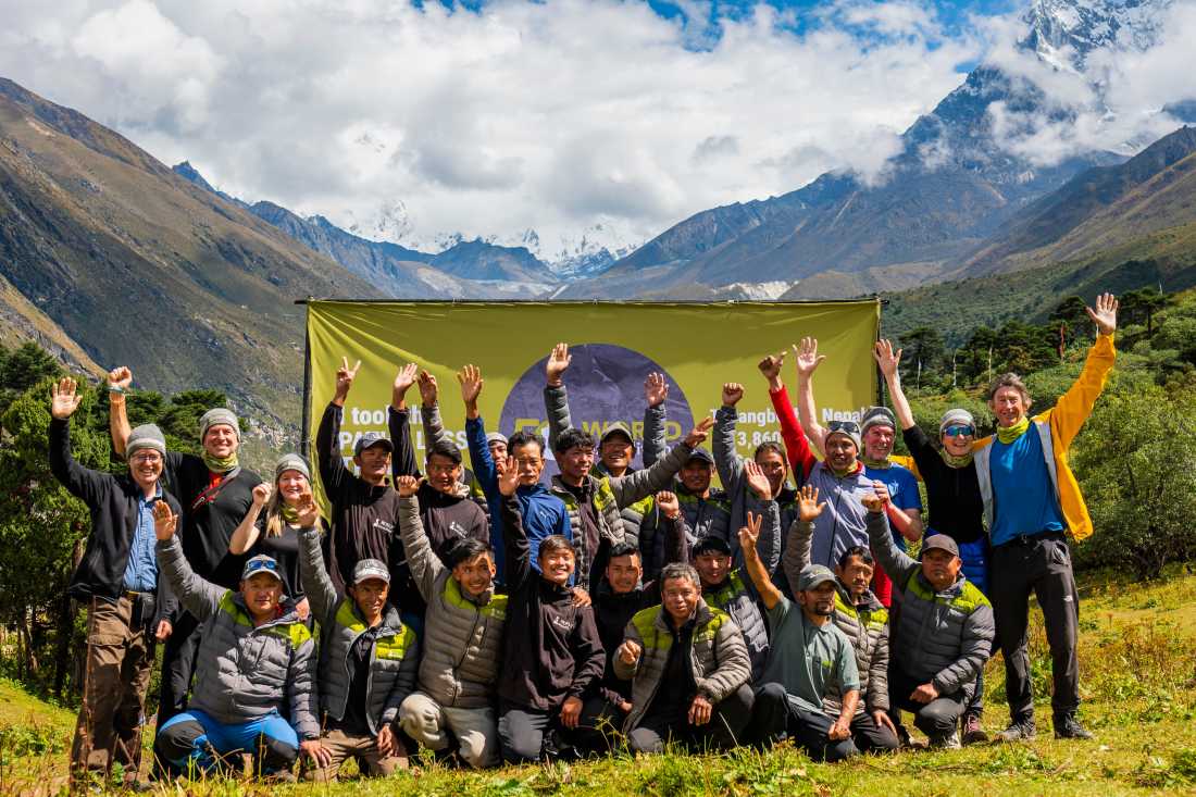 World Expeditions 50th Anniversary Celebration in Thyangboche, Nepal |  Lachlan Gardiner