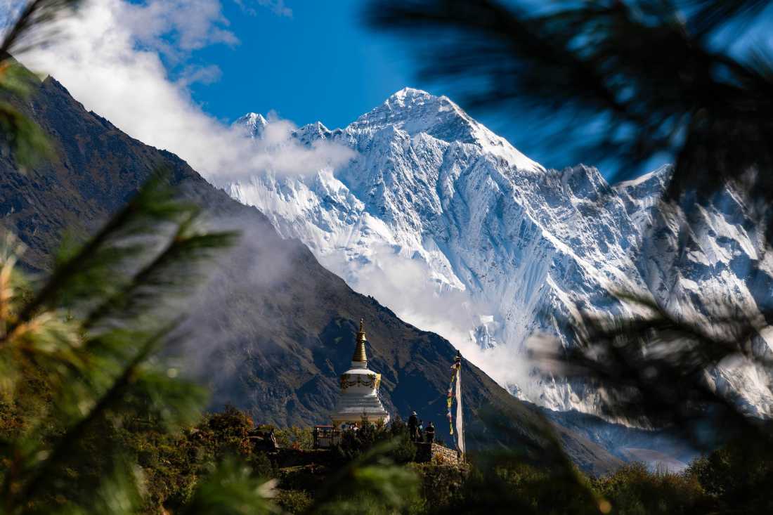 View of Mount Everest, during the 50th anniversary treks |  Lachlan Gardiner