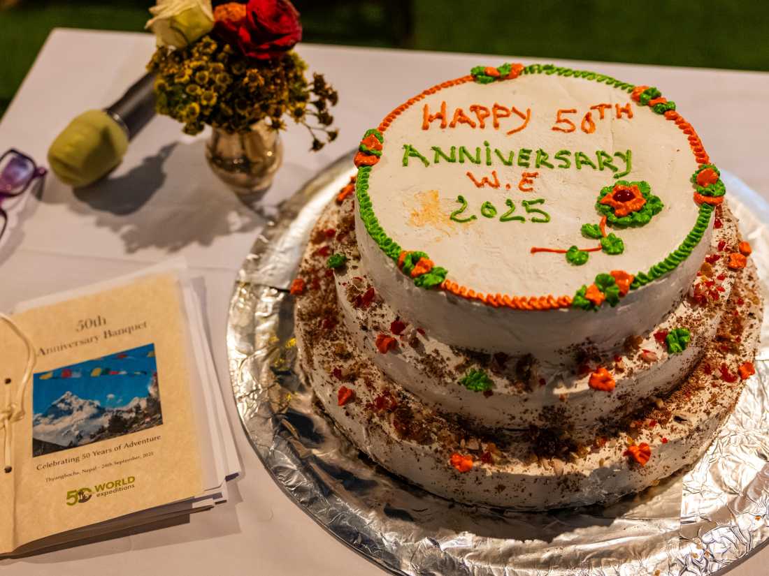 World Expeditions 50th Anniversary Celebration in Thyangboche, Nepal |  Lachlan Gardiner